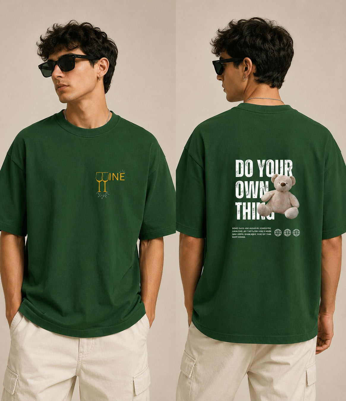 Unisex Terry Oversized Tee | Premium Cotton soft comfy