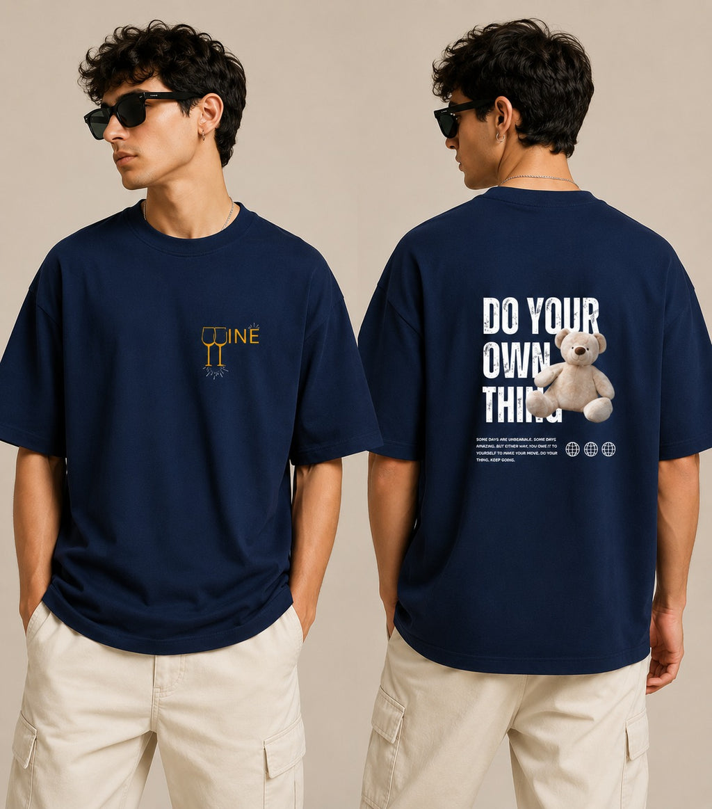 Unisex Terry Oversized Tee | Premium Cotton soft comfy