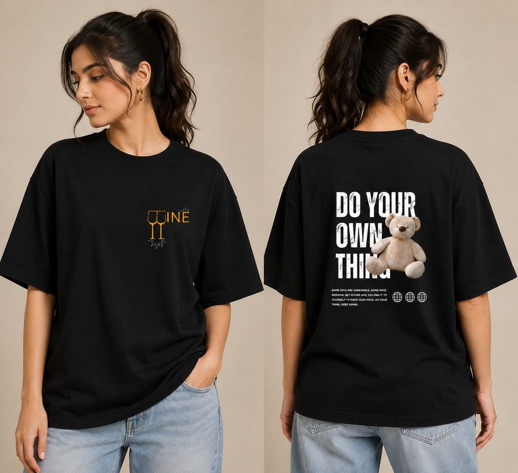 Unisex Terry Oversized Tee | Premium Cotton soft comfy