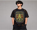 Acid wash Black oversized Tshirt